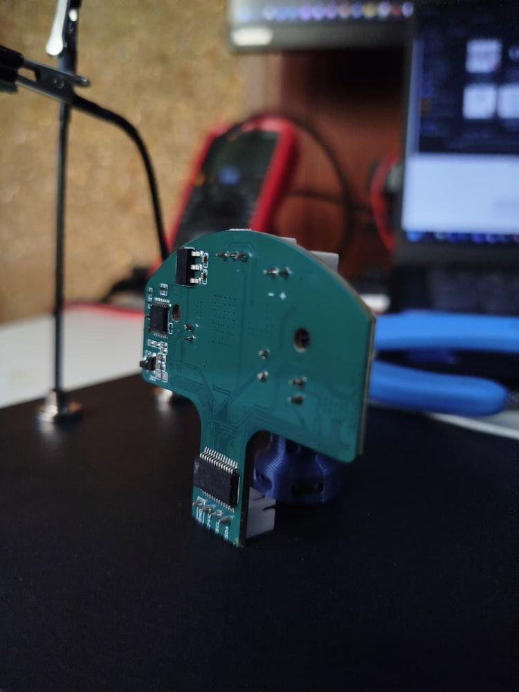 Same certified motor control board, solder side